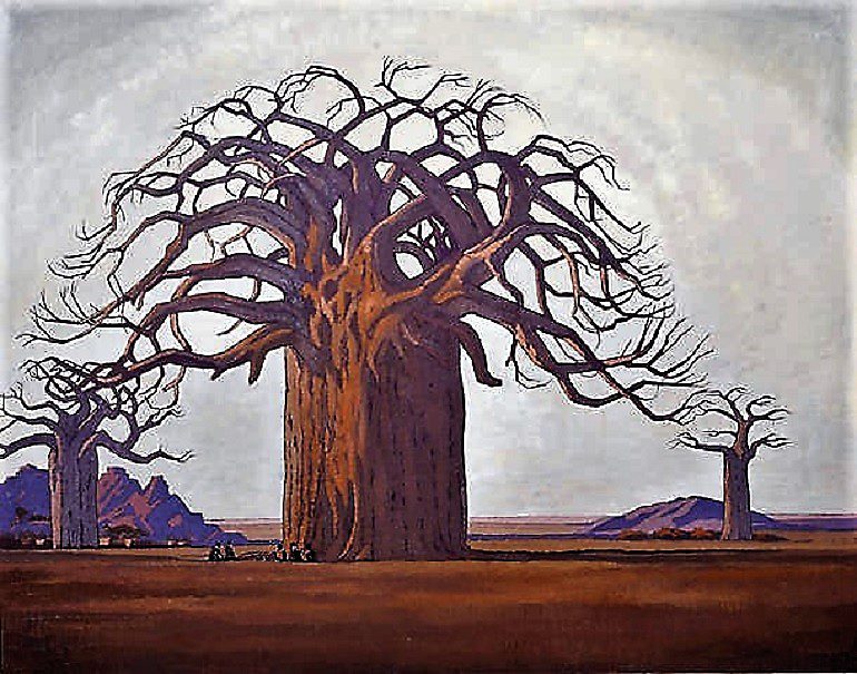 Image: The Baobab Tree is one of the amazing landscape paintings by Jacob Hendrik Pierneef sold at Bonhams
