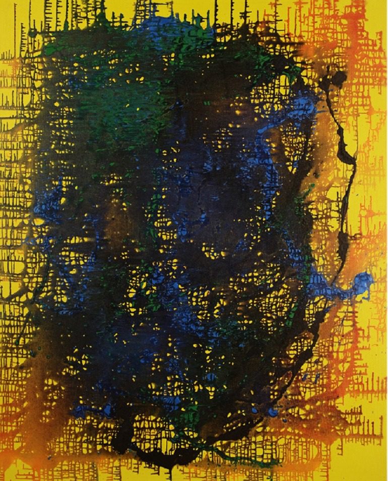Image: Large Acrylic on Canvas painting by Fayez Barakat questions addresses the effects of global warming Global Warming 