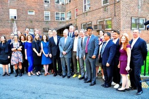 Image- A group photography during the Announcement Ceremony for winners of the design competition. 