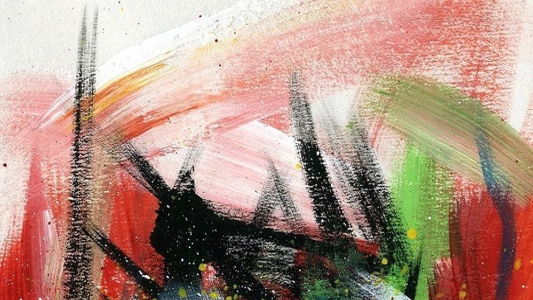 Image: A beautiful Acrylic on watercolor paper painting shows artcentron growing