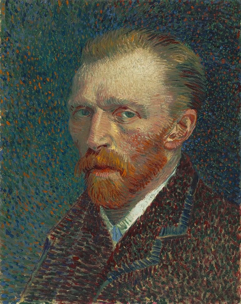 Image: In the collection of The Art Institute of Chicago, this Vincent van Gogh (Dutch, 1853–1890), Self-Portrait, is a great example of the Neo-Impressionist portrait that define a forgotten aspect of art history