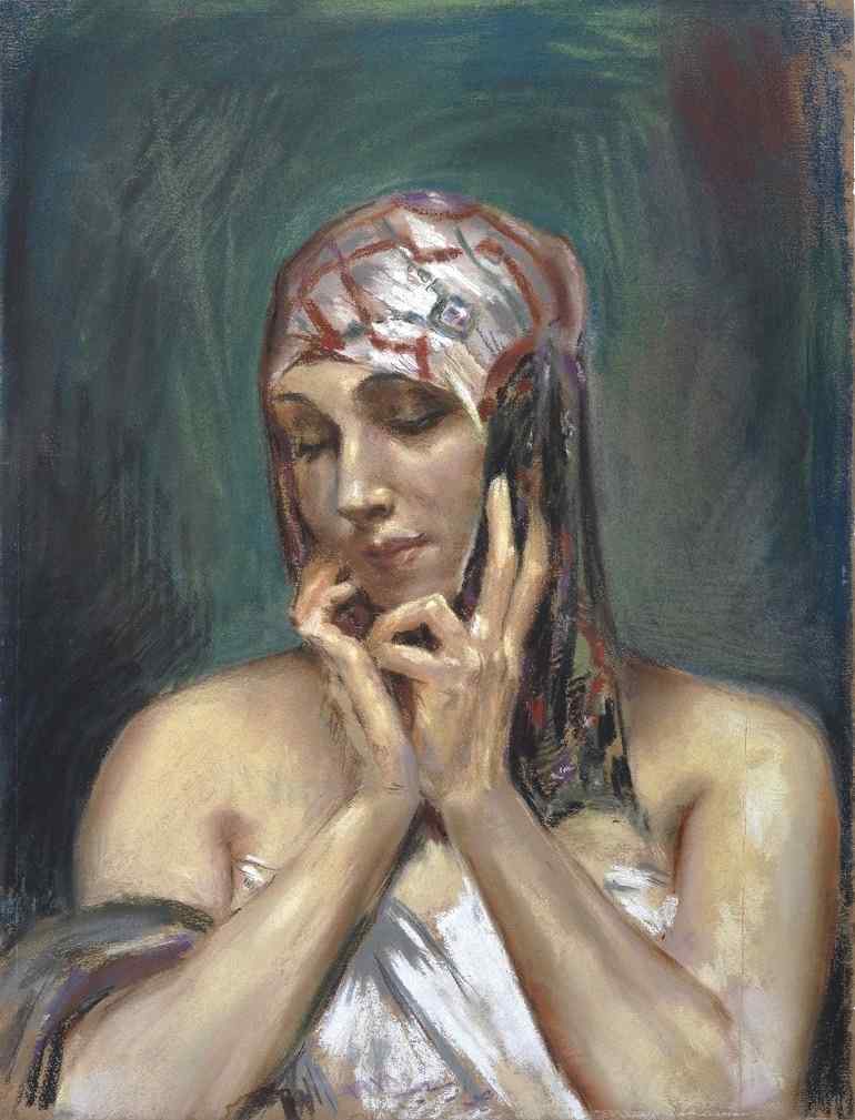 Salome, a by Iraqi artist Jewad Selim, one of the Middle Eastern Artists whose works appears at the auction. 