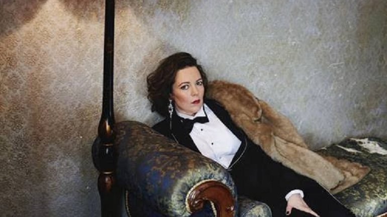 Portrait of British Actress Olivia Colman Unveiled in London