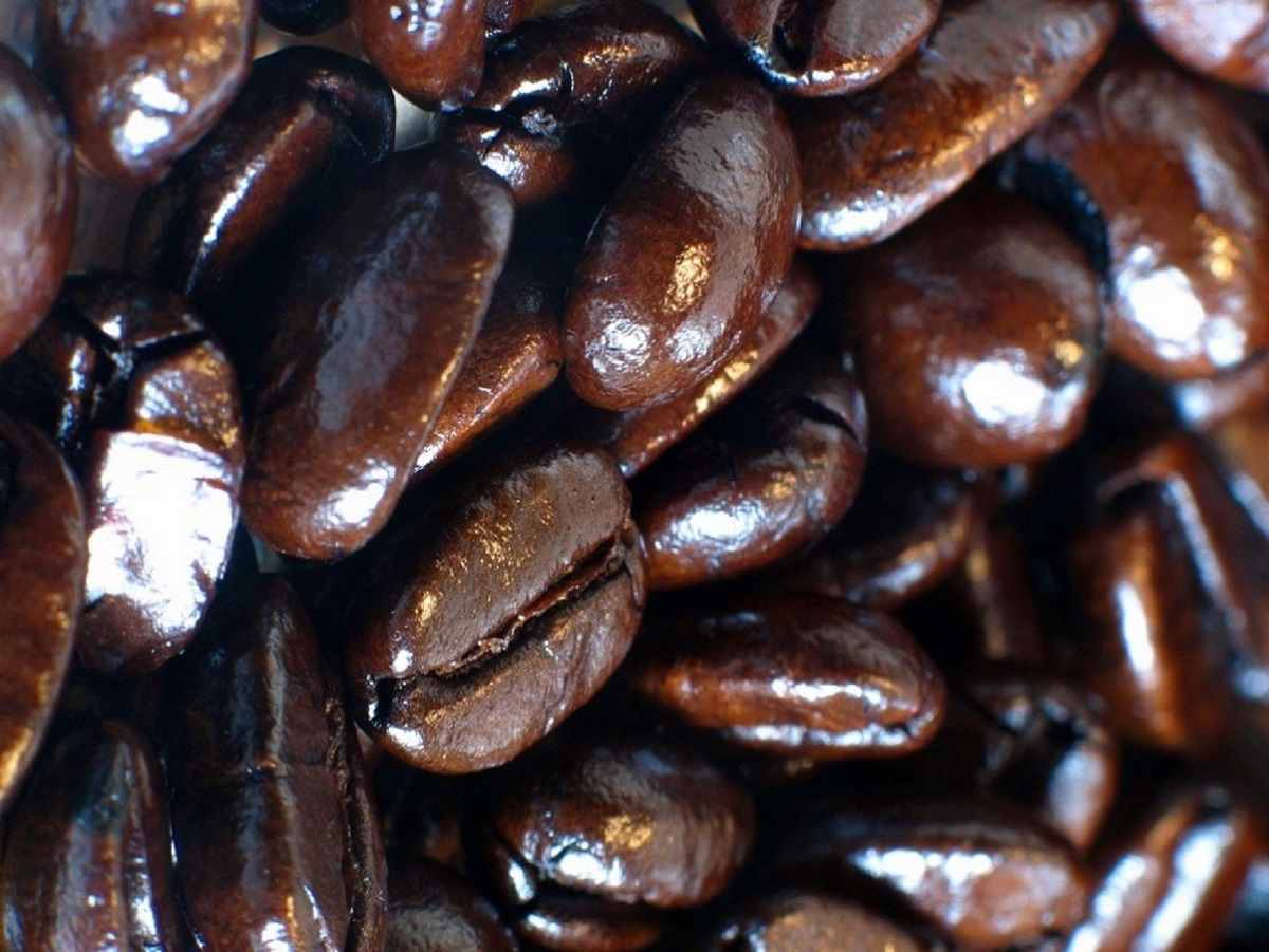 Image: Luscious image of Espresso roasted coffee beans photographed to entice coffee lovers