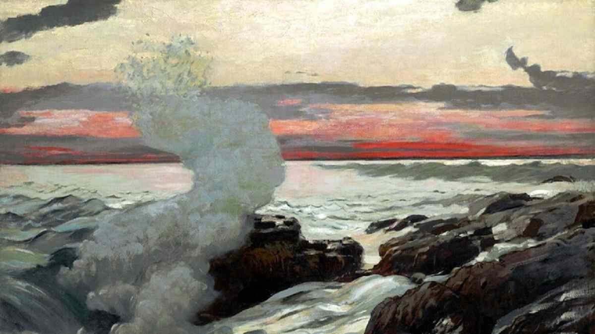 Image: Winslow Homer, West Point, Prout’s Neck, 1900 wagered for Super Bowl XLIX at the University of Phoenix Stadium, Glendale, Arizona