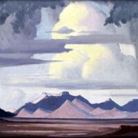 Image: Jacob Hendrik Pierneef 'Highveld Storm' is one of the works sold at the Bonhams South African Sale