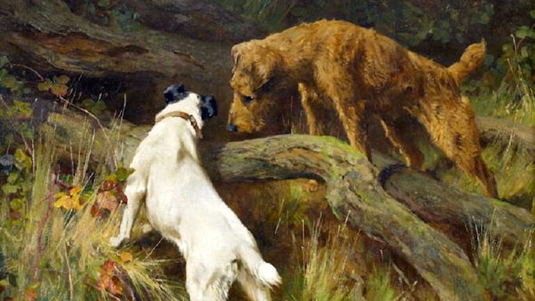 Dogs Show Character in Paintings for Sale at Bonhams