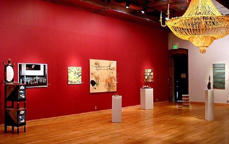 Image: Installation view at the Maryland Art Place, one of Baltimore's top contemporary art galleries