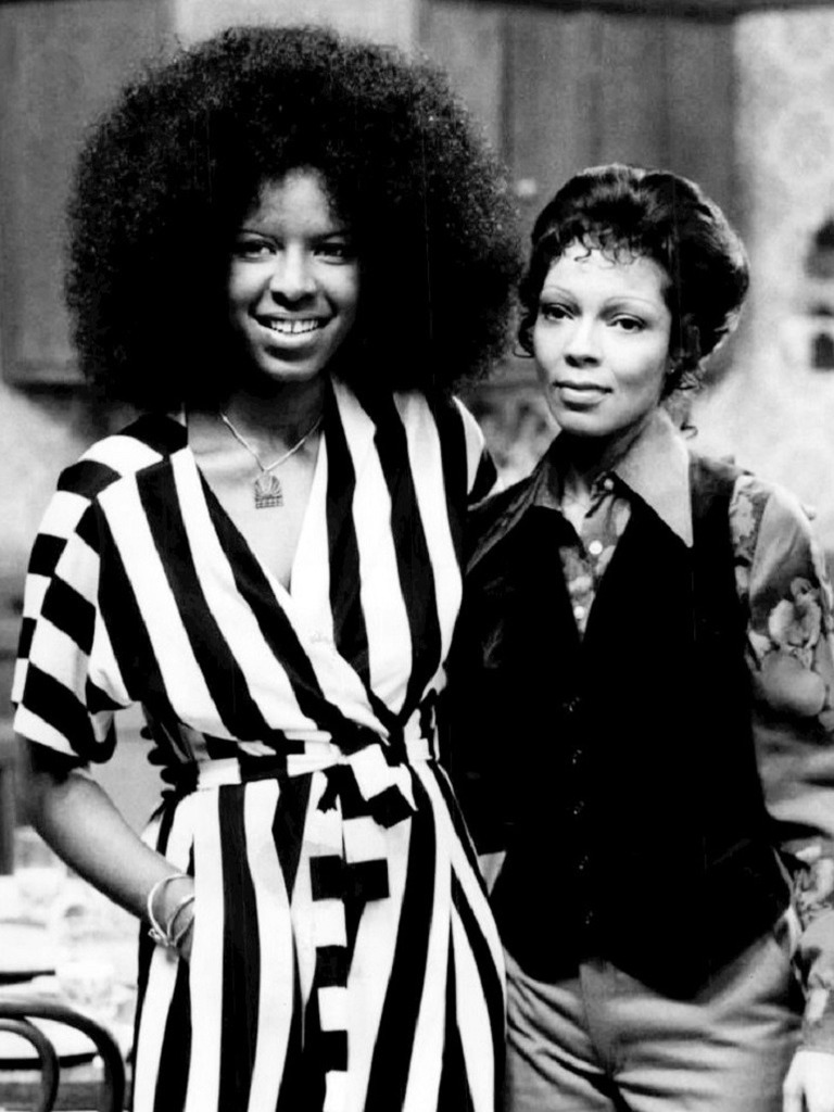 Image: Photo of Natalie Cole and Carole Cole. 