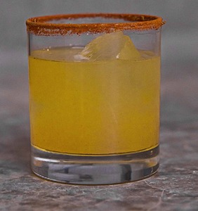 Image: Civil cocktail, a drink mimetic of Aztecs culture 