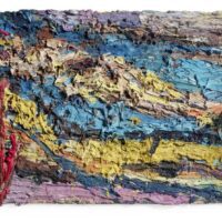 Image: E.O.W. on her Blue Eiderdown V 1963 by Frank Auerbach