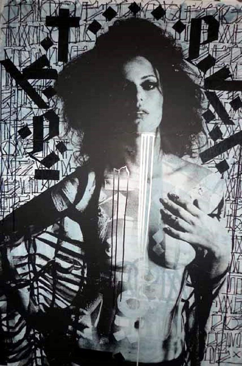 Image: Sonia (2010) by RETNA, is one of the works to be auctioned at the Julien’s Auctions/Artsy Street Art Now auction 