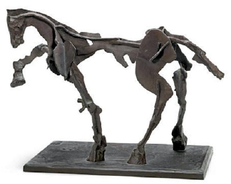 Image: Horse IV, a bronze sculpture by South African artist William Joseph Kentridge was one of the Top 10 Contemporary African Art Sold at Africa Now