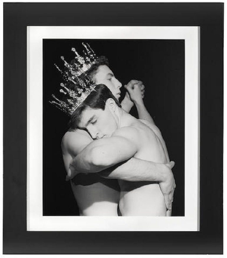 Image: Two Men Dancing, a black and white photograph by Robert Mapplethorpe, is one of the images sold at Bonhams photography Auction