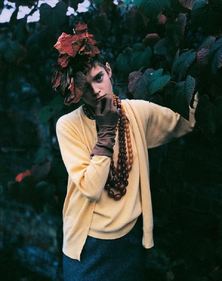 Image: Art photograph by Bruce Weber, one of the famous fashion photographers that worked with Grace Coddington at Vogue