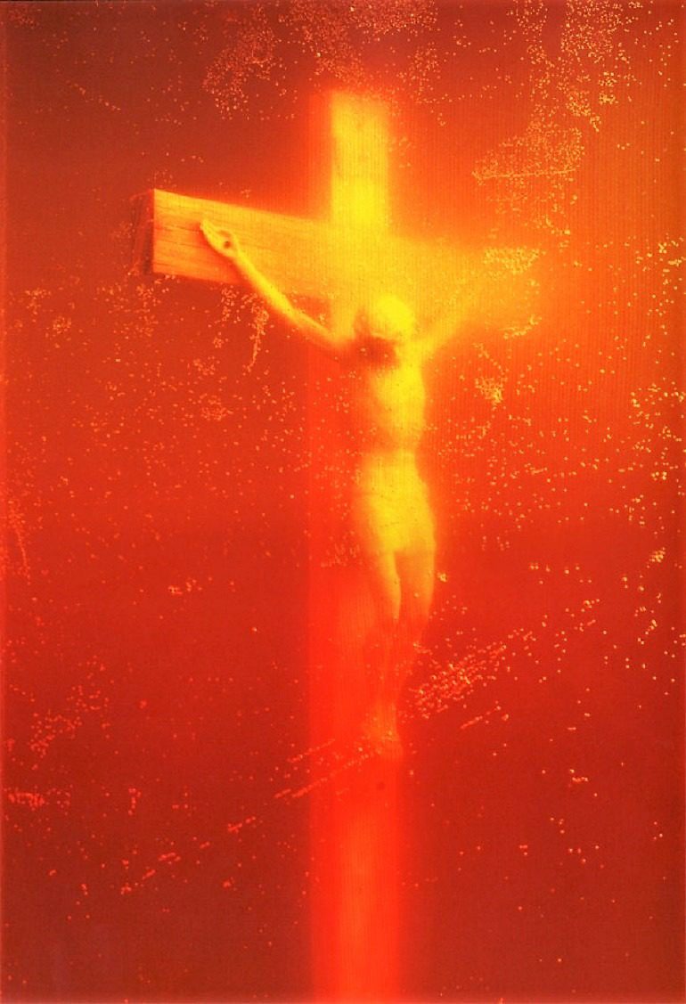 Image: Piss Christ 1987, is one of the most controversial images by the photographer and artist Andres Serrano