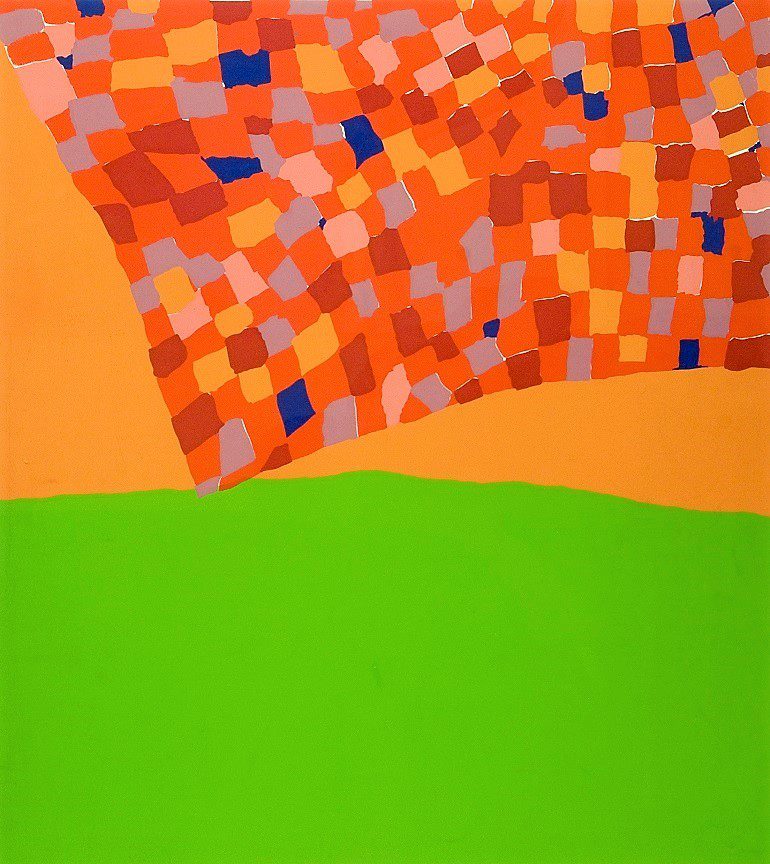 Image:  Open Window Series V, a Serigraph by Mildred Thompson, is one of the works by African American artists on display at the Georgia Museum of Art