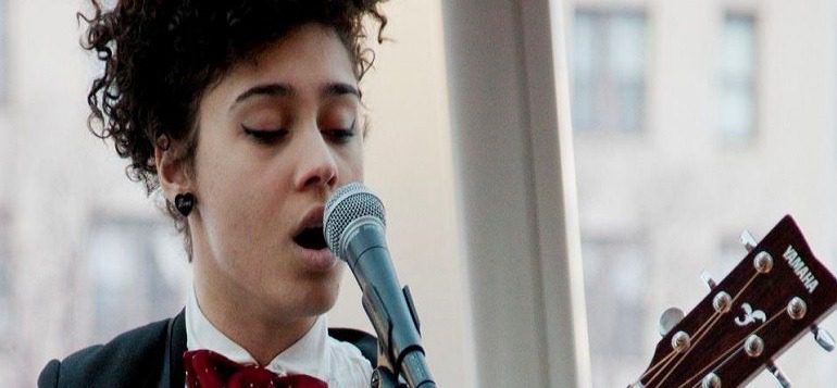 Image: A teen performs during LGBTQ Teen Night celebrations at the Brooklyn Museum, one of the events celebrating the Pride Month 