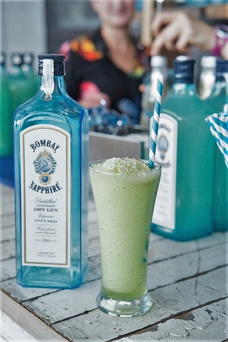 Image: The Godfather of Go Go: Go Go Rickey Bombay, a crafted cocktail from Bombay Sapphire cocktail recipes