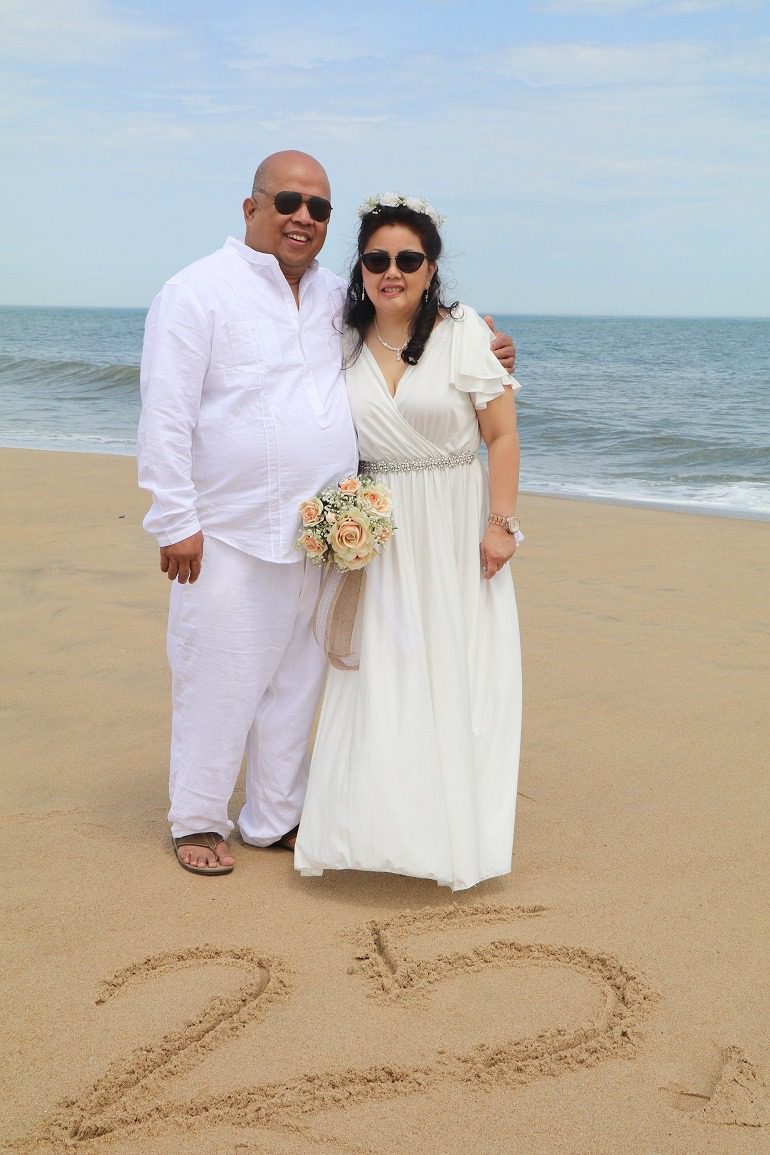 Image: Dennis and Lilibeth Datu their 25th wedding anniversary after Twenty five years of endless love