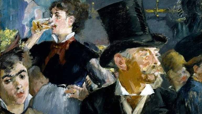 Image: An oil on canvas painting titled The Café-Concert by Édouard Manet from the collection of The Walters Art Museum adds to the growth of Baltimore contemporary art