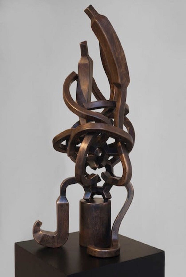 Image: Flourishing Knot no.1 2016, a bronze sculpture by Kristian Dahlgaard, one of the artists whose work will feature prominently at the Volta Art Fair Basel 2019