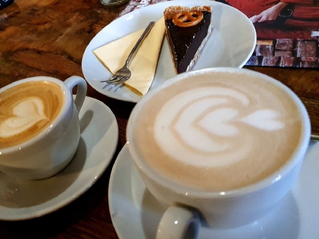 One Chocolate Coffee Cake and Coffee are Delicious Coffee Benefits