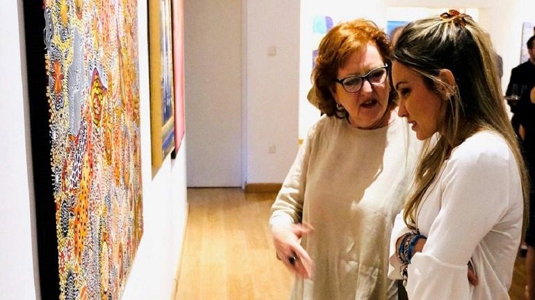 Princess Nissa Raad opens art exhibition