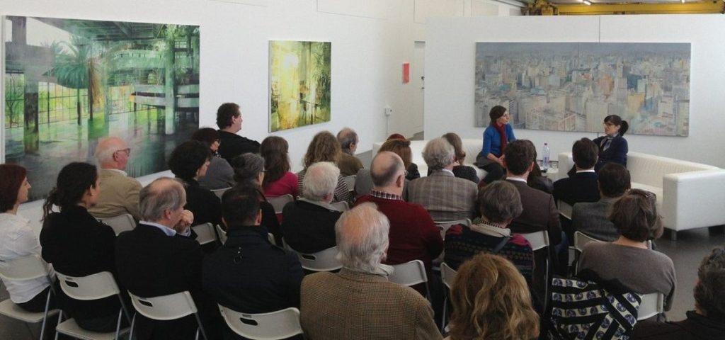 Artist Anja Ganster discusses her works. Artcentron Connect will link with artists through talks.