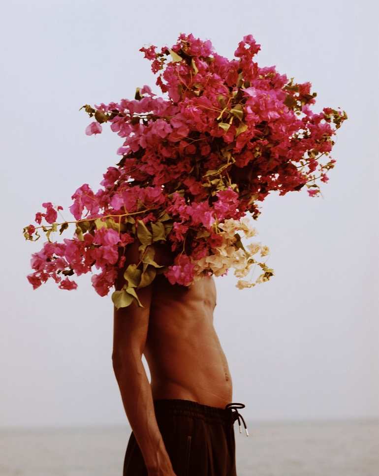 Boy With Blossoms Photography pigment inkjet print by Kyle-Weeks