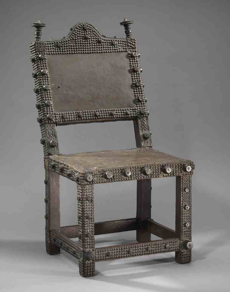 An Asipim or ornamental chair, one of the looted Asante Treasures the Fowler Museum is repatriating to Ghana