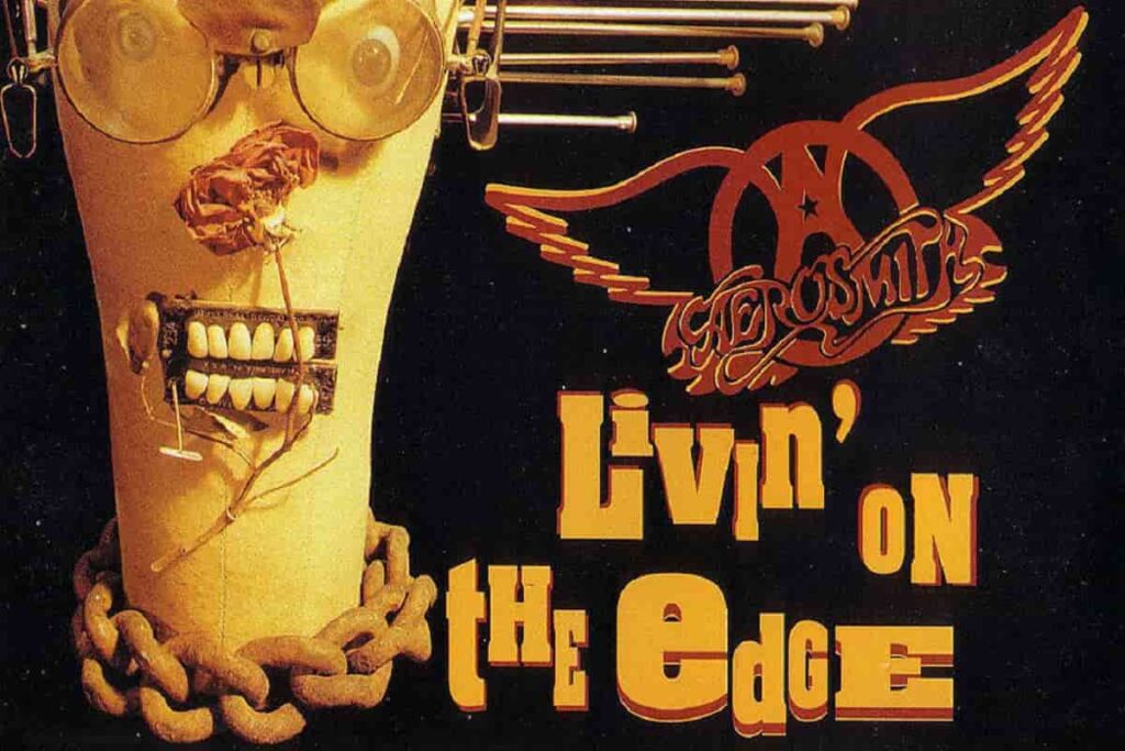 Poster for Aerosmith livin on the edge