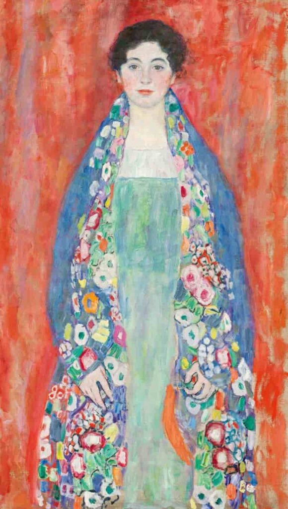 Portrait of Fräulein Lieser by Gustav Klimt