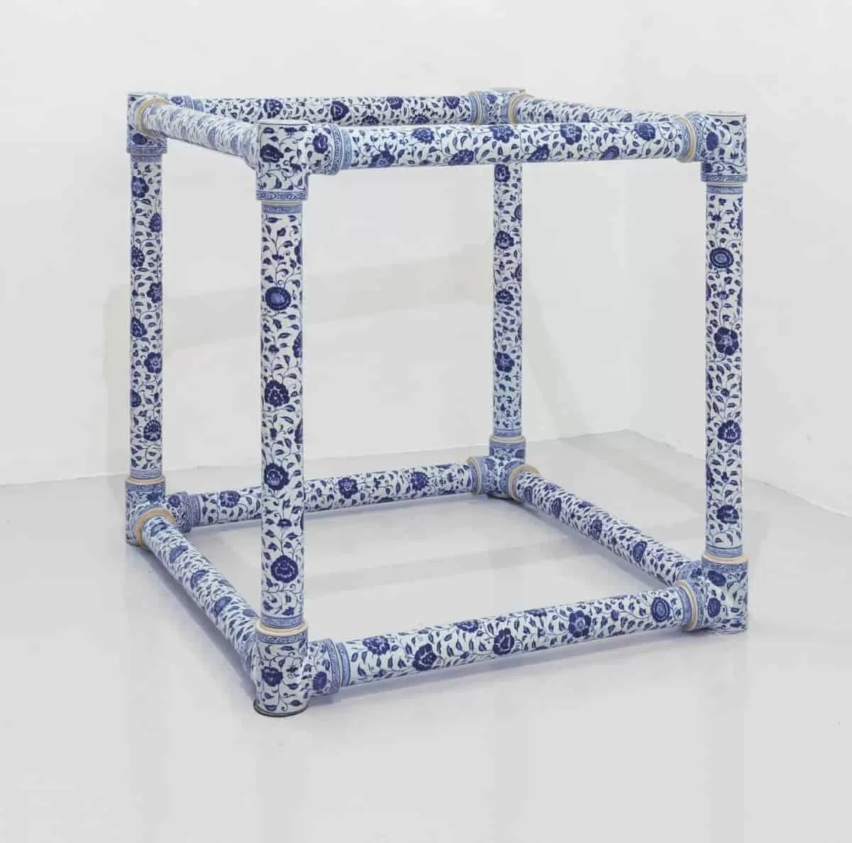 Ai Weiwei's Porcelain Cube-2009 before it was destroyed. The Ai Weiwei Porcelain Cube vandalism is a warning to art institutions