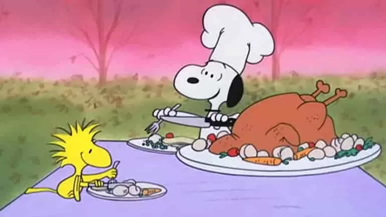 'A Charlie Brown Thanksgiving,' this is one of the memorable television shows for celebrating Thanksgiving. Illustrated by Charles Schulz, it is one of the Thanksgiving-inspired art by famous artists