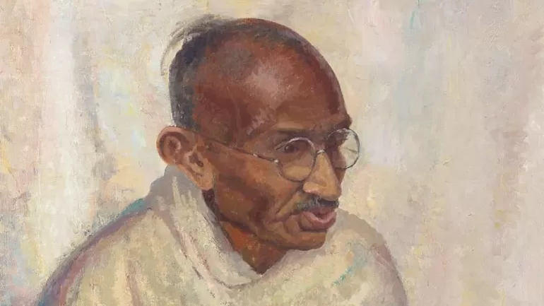 Rare Gandhi Oil Portrait Smashes Auction Records