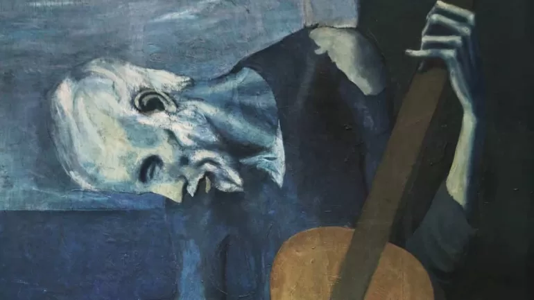 ‘The Old Guitarist’: A Haunting Masterpiece of Picasso’s Blue Period