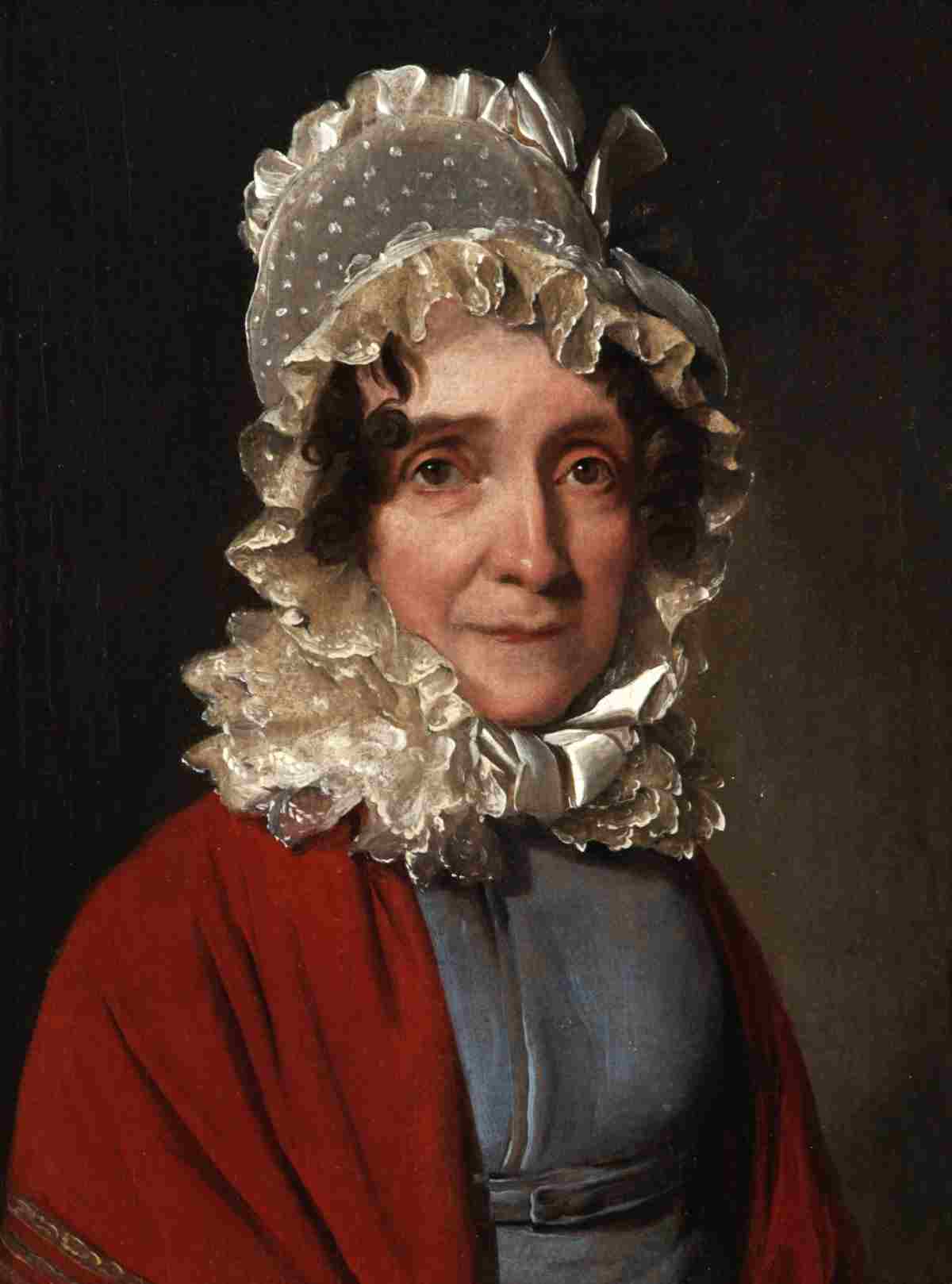 Louis-Léopold Boilly’s Portrait of a Young Woman featuring a French middle-class lady wearing a fashionable 19th-century cap, part of the exhibition An Exquisite Eye: Introducing the Aso O. Tavitian Collection.