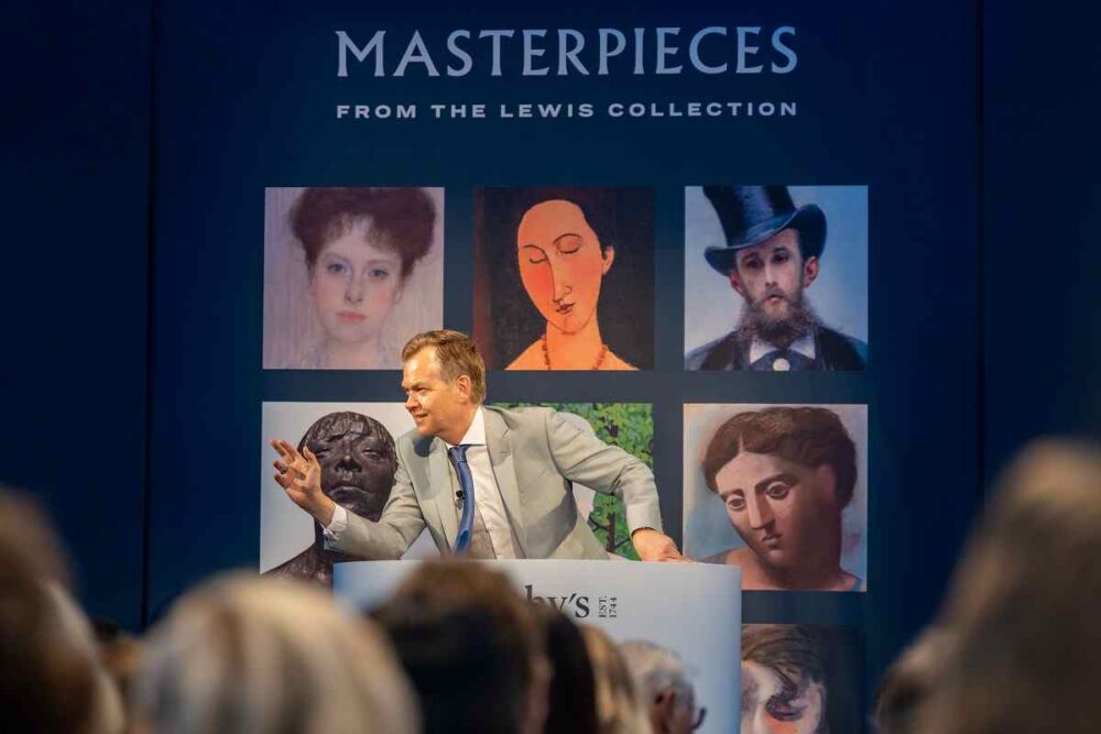Sotheby's Masterpieces from the Lewis Collection and Contemporary and Modern Art Evening Auction contributed to Sothebys record sales