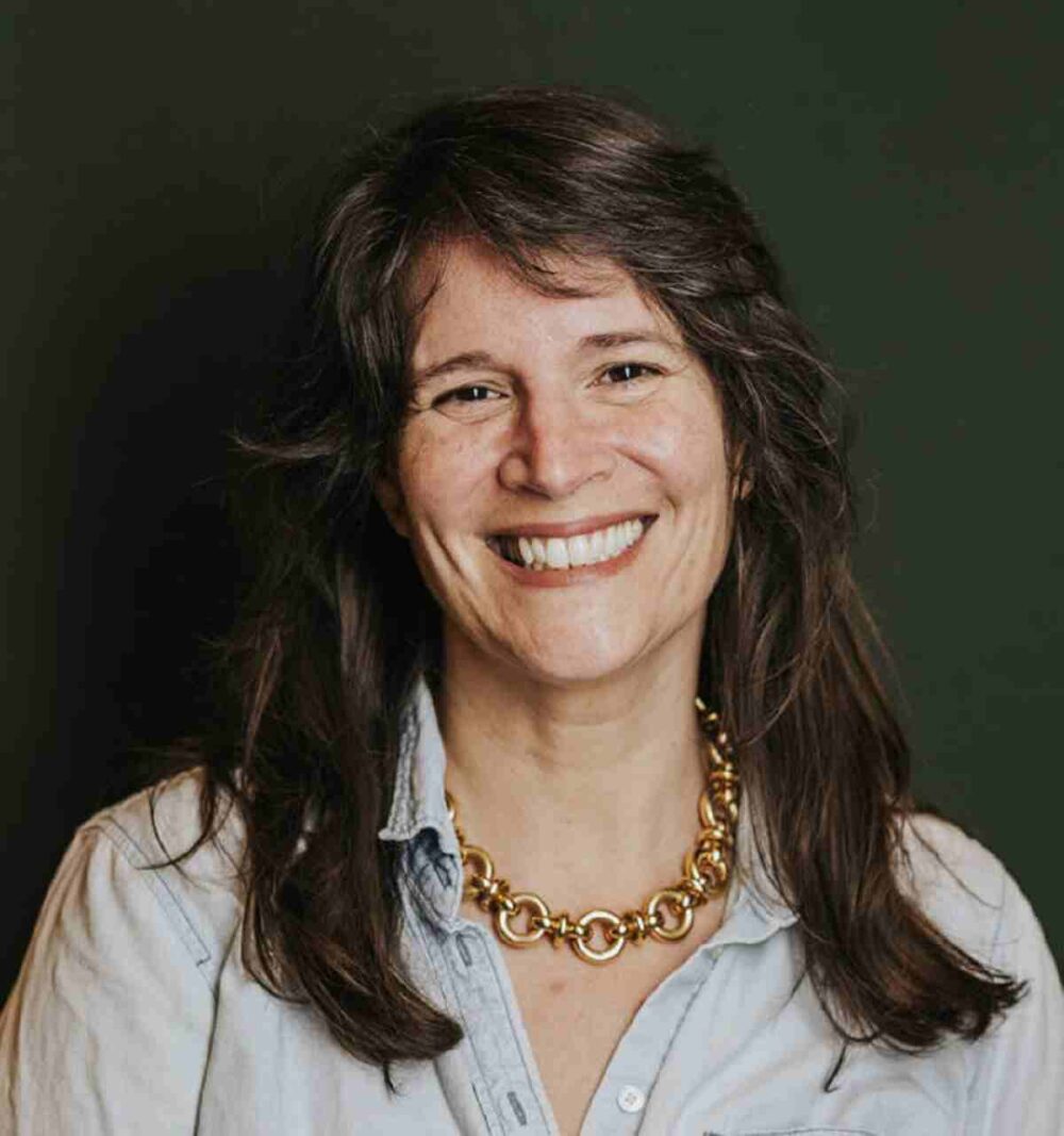 Elizabeth Hurwitz smiles after being named Baltimore Museum of Art Board Chair