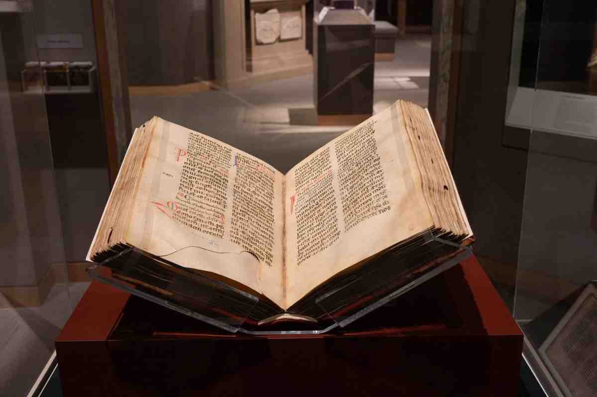 Installation view of the St. Francis Missal on display in the "Divine Inspiration: The Legacy of the St. Francis Missal" exhibition at the Walters Art Museum.